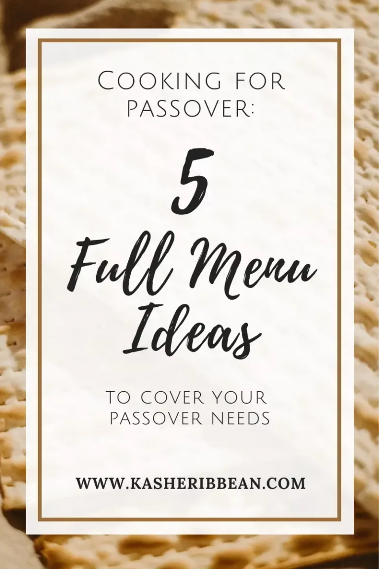 5 Full Menu Ideas for Passover {Classic, Modern, Dairy, Vegan & Superfood}