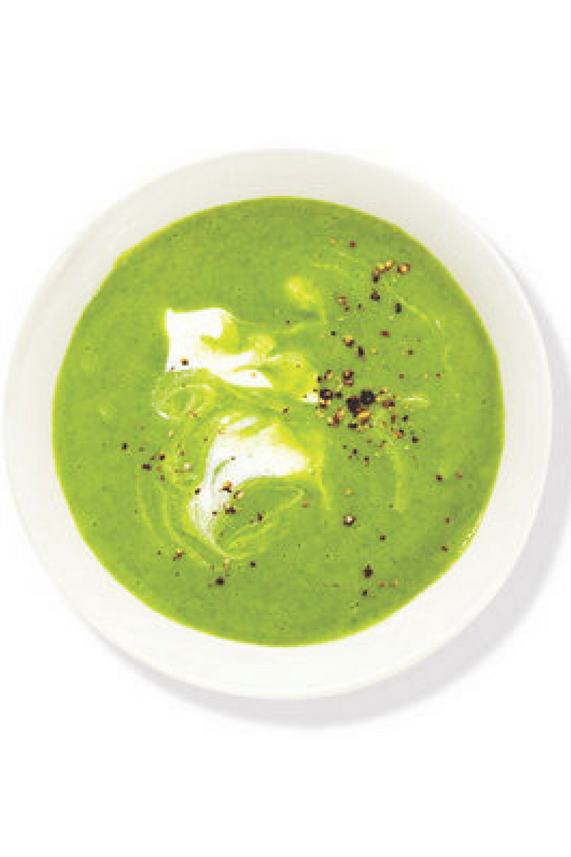 creamy broccoli spinach soup