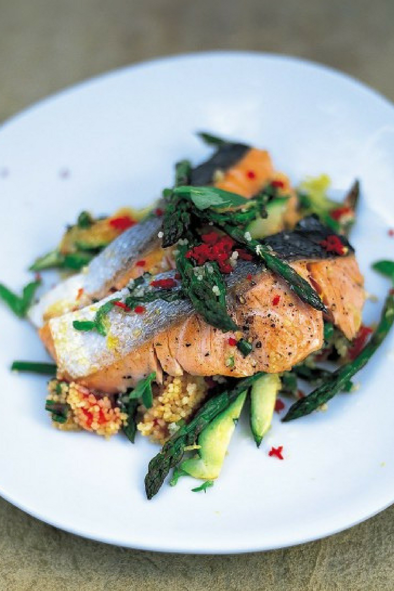 salmon and couscous