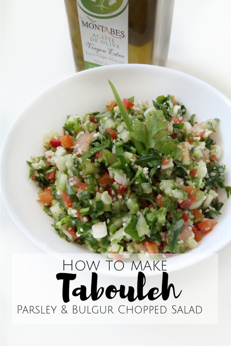 How to Make Tabouleh {Parsley & Bulgur Salad}