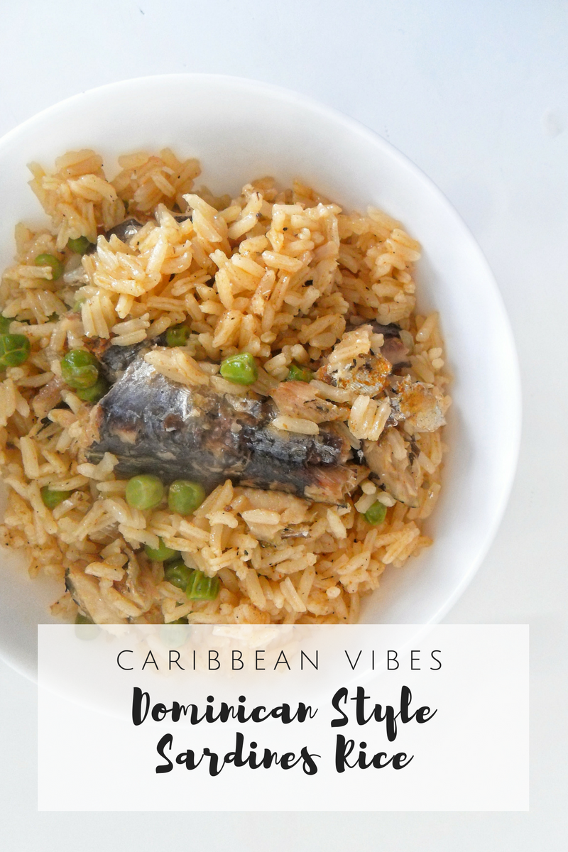 Dominican Style Spicy Rice with Sardines