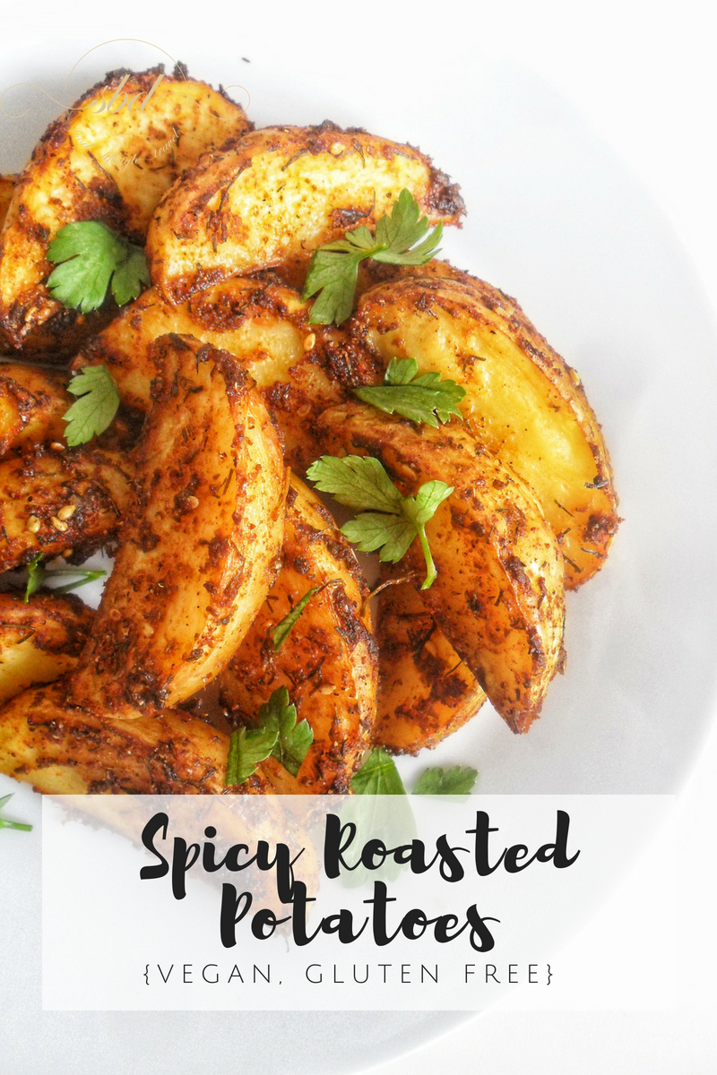 Spicy Roasted Potatoes {Vegan, GF}