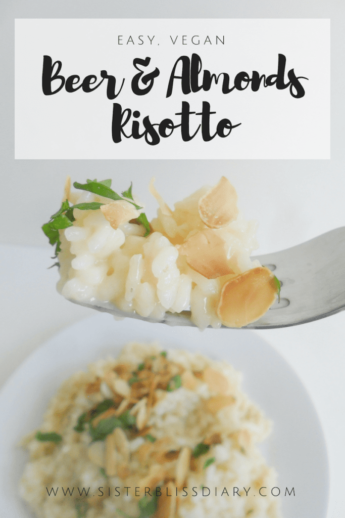 Vegan Beer & Almonds Risotto