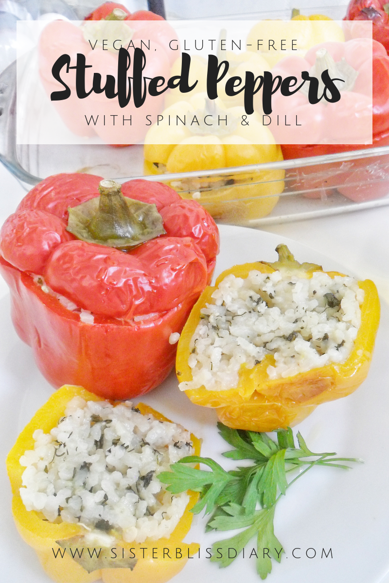 Stuffed Peppers {Easy, Vegan, Gliten-Free}