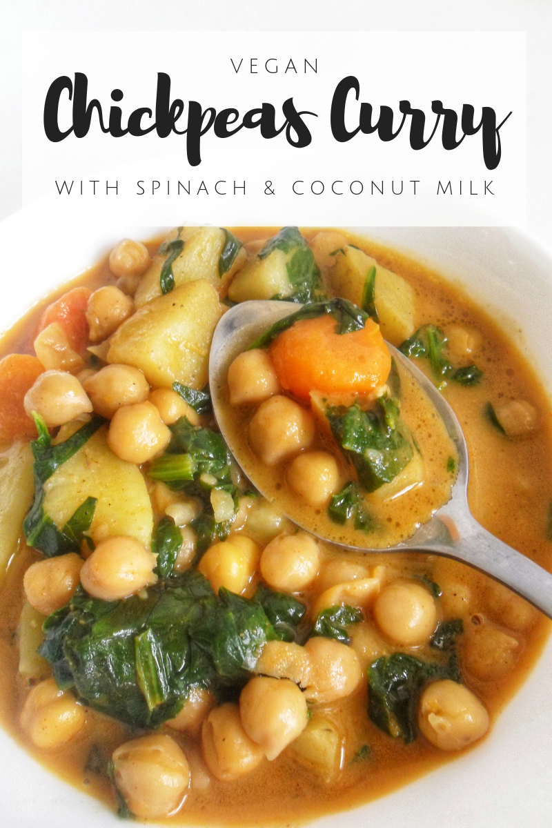 Chickpeas & Spinach Curry