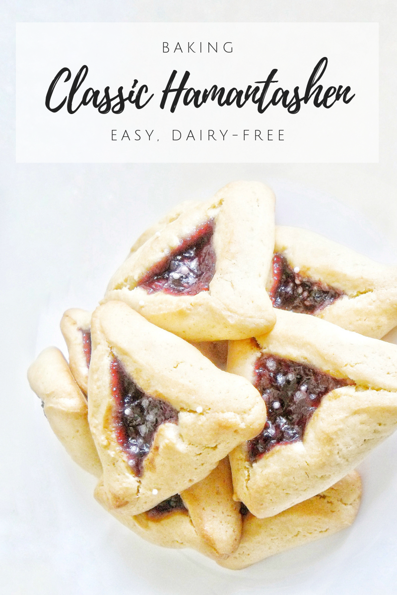 classic hamantaschen (purim cookies) {Dairy-Free}