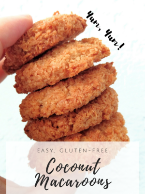 3 Ingredients Coconut Macaroons {Gluten-Free, Passover-Friendly}​